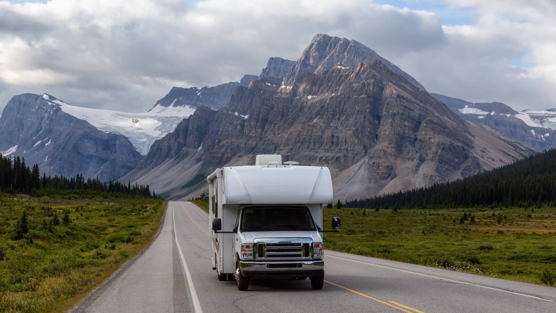 Camping at Banff