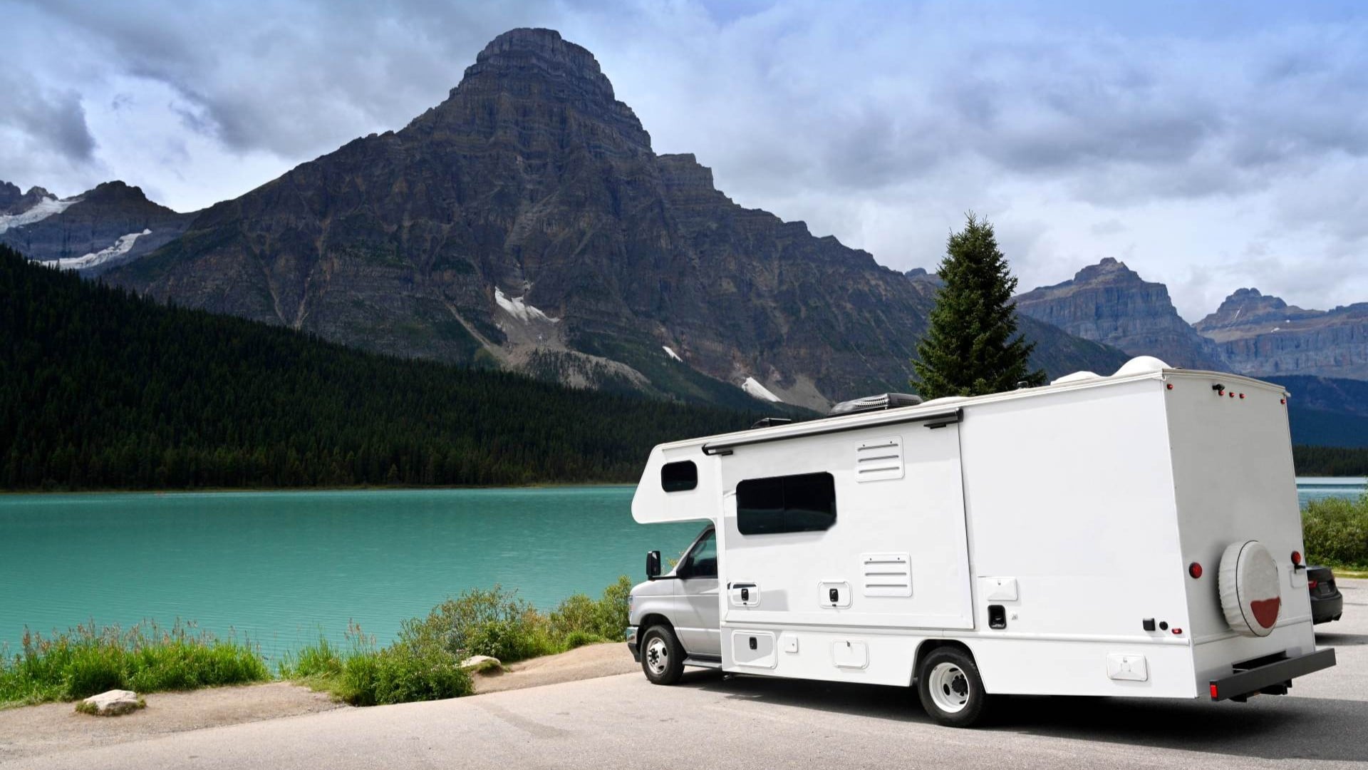 Camping at Banff
