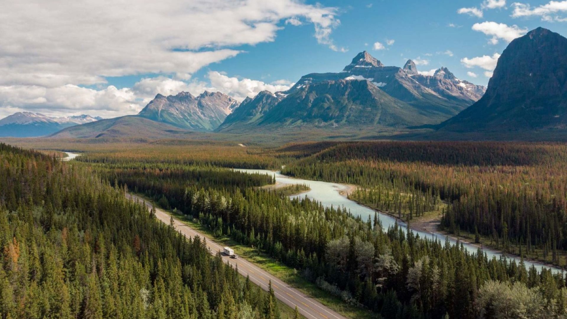 Camping at Banff